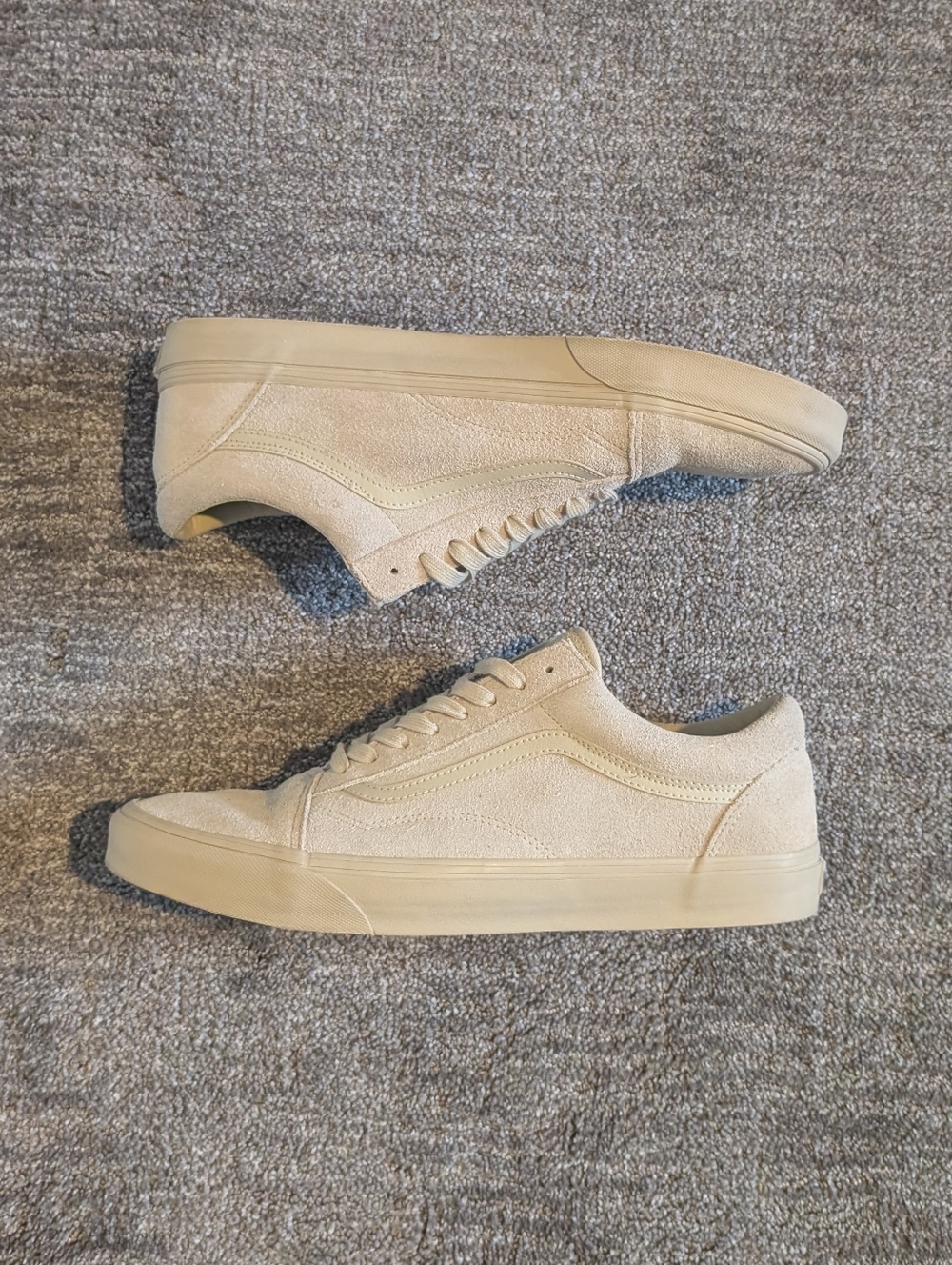 Vans Old Skool Mono Suede Tan Low Top Sneakers - Mens 13 - Picture 6 of 12